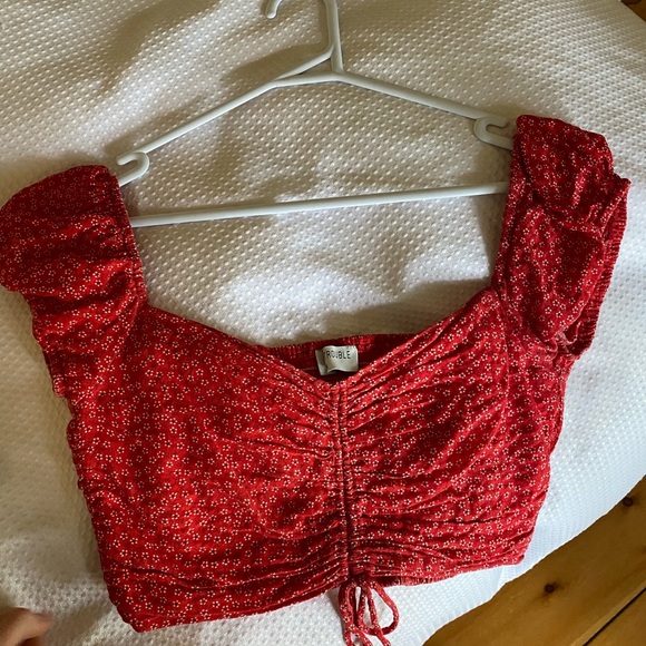 luck & trouble top red size 6 - Picture 2 of 2